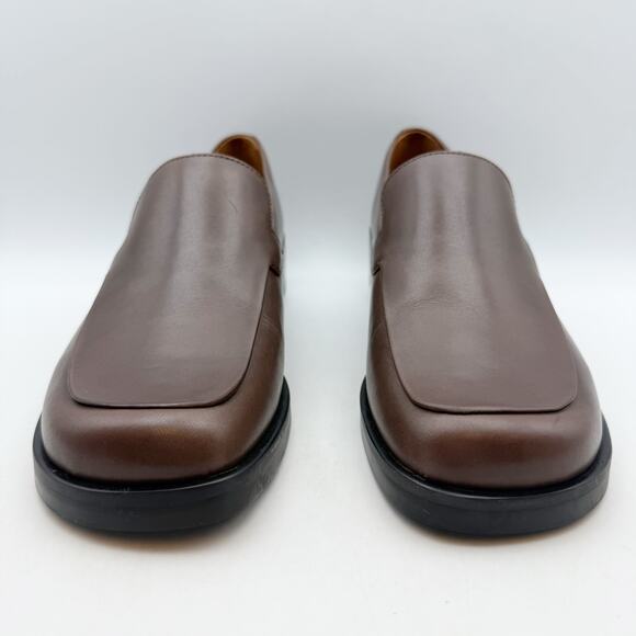 Franco Sarto Womens Bocca Loafers US 9 M EU 40 Brown Leather Slip On NWOB - Picture 6 of 12
